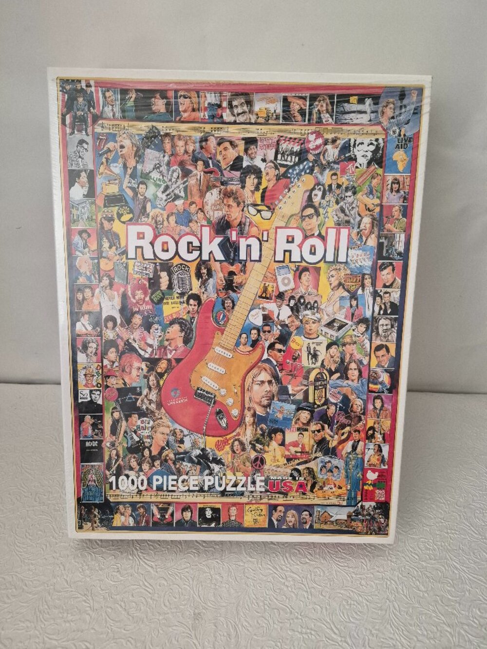 White Mountain Puzzles Rock 'N Role 1000pc Puzzle #409 Made in USA 2008